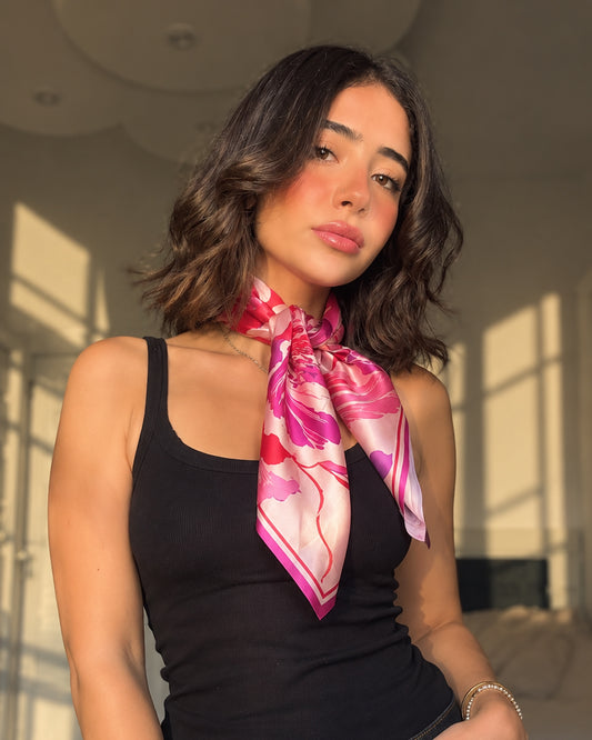 flows-pink Scarf
