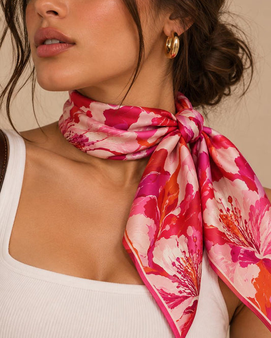 flows-pink Scarf
