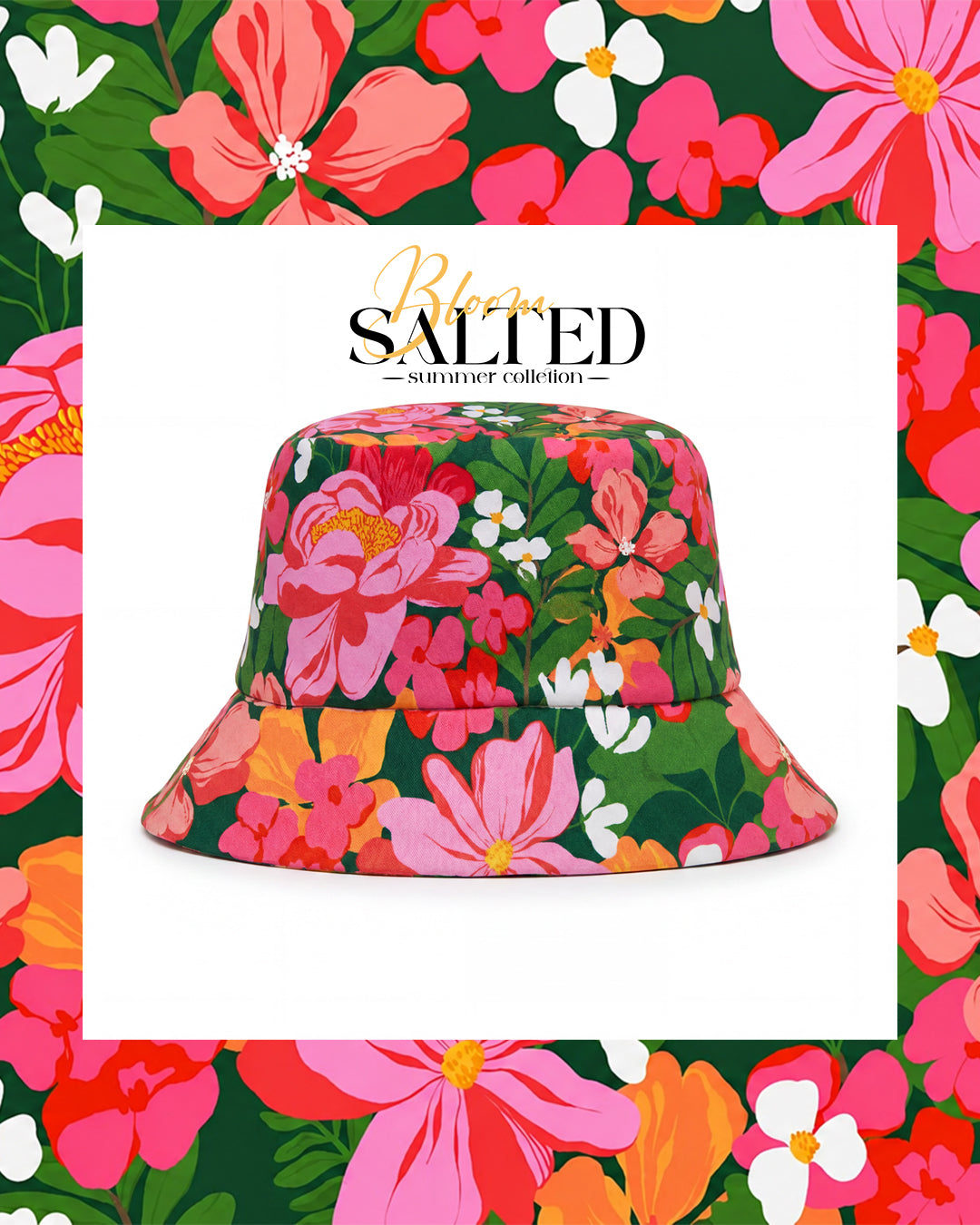 flowerd Bucket Hats