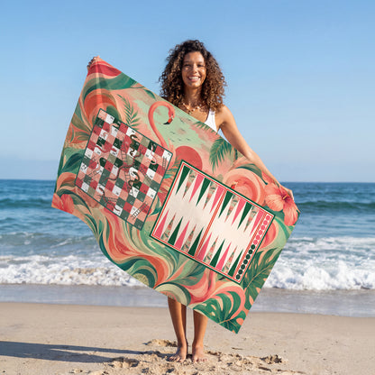 Flamingo beach mat (Tawla Edition)